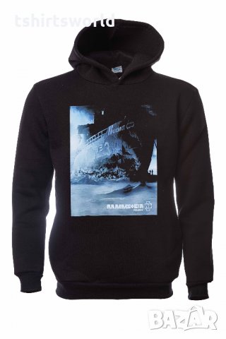 Нов мъжки суичър с дигитален печат на музикалната група Рамщайн, Rammstein, Rosenrot 