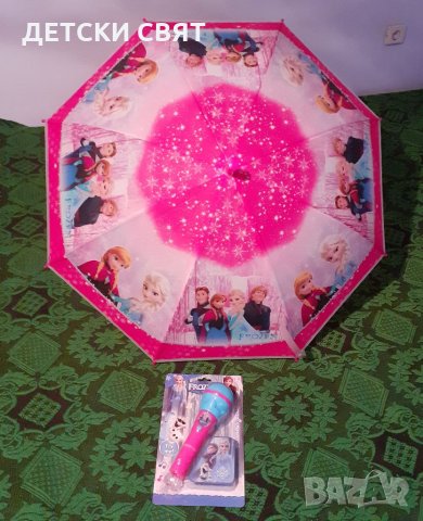 Нови детски чадъри с герои, снимка 1 - Музикални играчки - 35028566