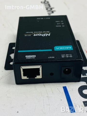 MOXA NPort 5110 1-портов RS-232 Сериен към Ethernet конвертор, снимка 4 - Мрежови адаптери - 51024930