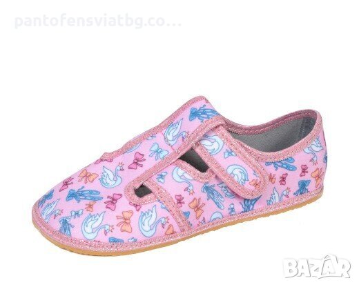 Детски пантофи "Barefoot" лебед 21/33