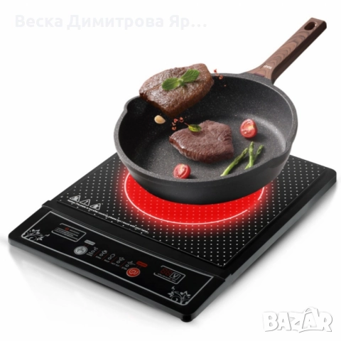 Единичен индукционен котлон Cheffinger CF IND200 2000W, снимка 2 - Котлони - 52086713