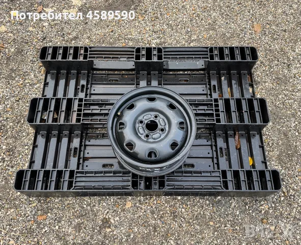 1бр.Железна джанта 14цола 4x100 за Toyota,Kia,Hyundai,Suzuki,Subaru,Mazda