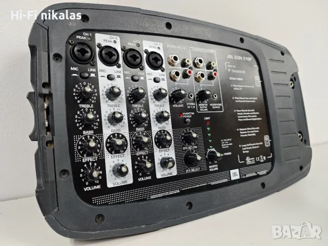 усилвател пулт миксер смесител JBL EON 210P, снимка 5 - Ресийвъри, усилватели, смесителни пултове - 47847457