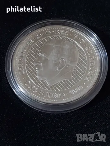 Света Елена 2023 – един паунд  - Гривест макак , маймуна - 1 OZ - Сребърна монета, снимка 5 - Нумизматика и бонистика - 50048689