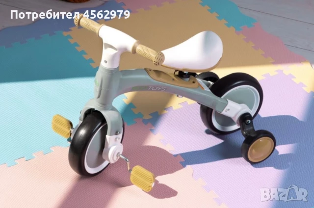 3-в-1 балансиращо колело, снимка 2 - Детски велосипеди, триколки и коли - 51348728