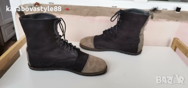 Дамски ботуши Естествена кожа 40.5н. , снимка 5 - Дамски ботуши - 52078380