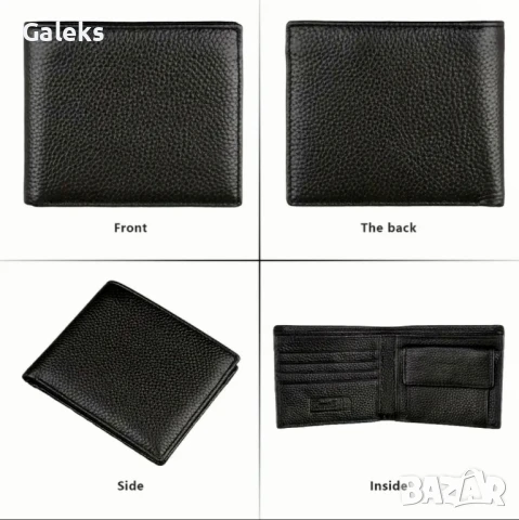 Защитени* Елегантни и Изискани мъжки портфейли с две лица /Черна естест. кожа!, снимка 15 - Портфейли, портмонета - 51429431