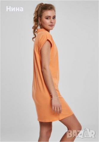 Рокля Urban classics оранж, снимка 5 - Рокли - 37161613