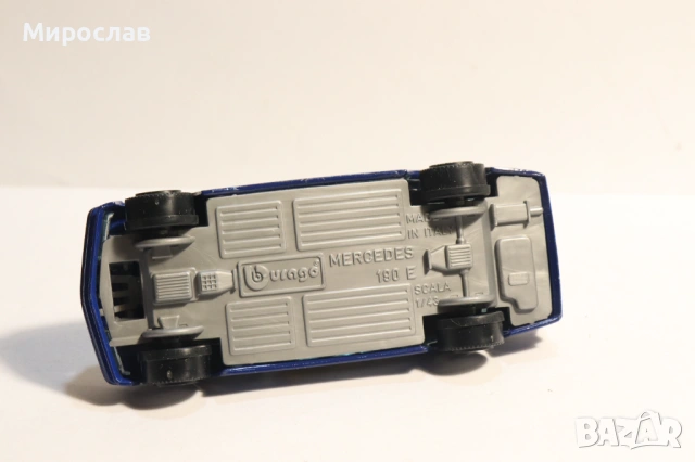1/43 BBURAGO MERCEDES BENZ 190 E КОЛИЧКА КАМИОН МОДЕЛ, снимка 8 - Колекции - 53341861