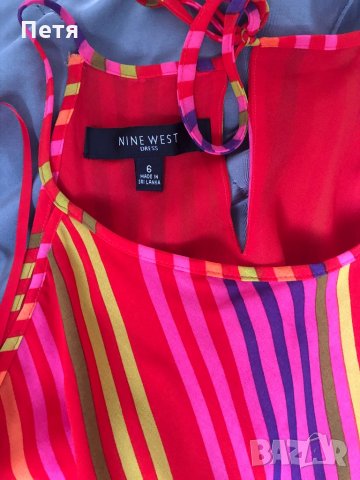 Nine West Сатенена  рокля, снимка 2 - Рокли - 29195724
