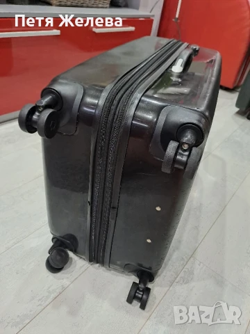 Куфар HAUPTSTADTKOFFER ( с телескопична дръжка, колела, шифър,уширител), снимка 7 - Куфари - 51039381