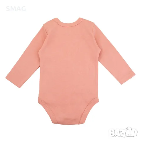 Бебешко памучно боди розово Love S_1245567, снимка 3 - Бодита за бебе - 49739963