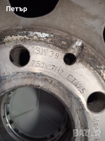 ОРИГИНАЛНИ АЛУМИНИЕВИ ДЖАНТИ МЕРЦЕДЕС /W204/-5x112х66.6-17цола, снимка 6 - Гуми и джанти - 52034333