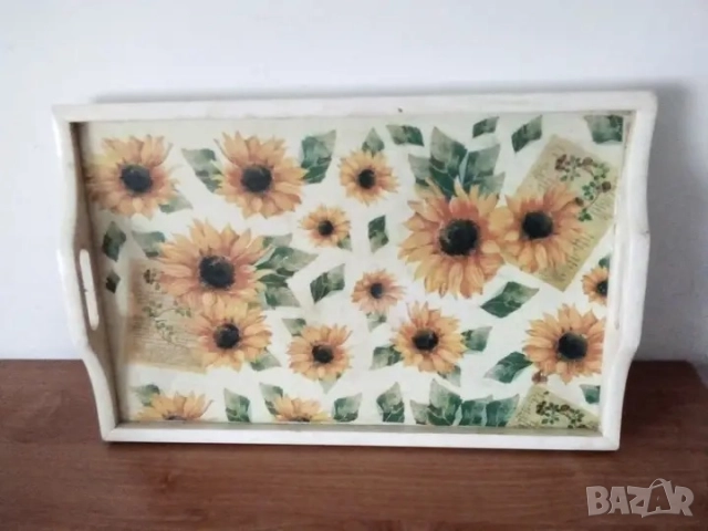 Поднос, мдф + дърво, снимка 4 - Аксесоари за кухня - 51568105