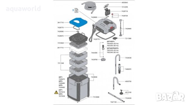 "ПРОМОЦИЯ" Външен Филтър EHEIM Professional 4+ 250, снимка 3 - Оборудване за аквариуми - 39479020
