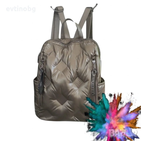 Тип продукт : Дамска раница; Изключително актуален дизайн! Раницата е изработена от висококачествен 