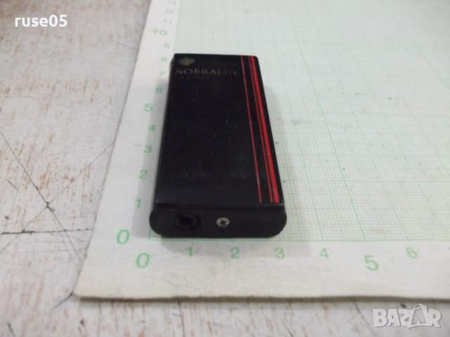 Запалка газова "SOBRANIE - LONDON" с мек пламък работеща, снимка 2 - Запалки - 38024566