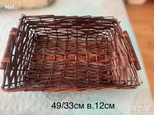 Плетени кошници и панери 7-12€, снимка 6 - Декорация за дома - 54229082