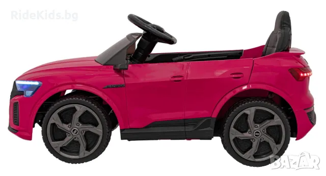 Audi SQ8 12V – Детски акумулаторен джип, Розов, EVA гуми, снимка 6 - Детски велосипеди, триколки и коли - 50418508