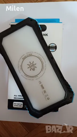 Голяма външна соларна батерия 20000mha. Solar power bank, снимка 9 - Други - 47581959