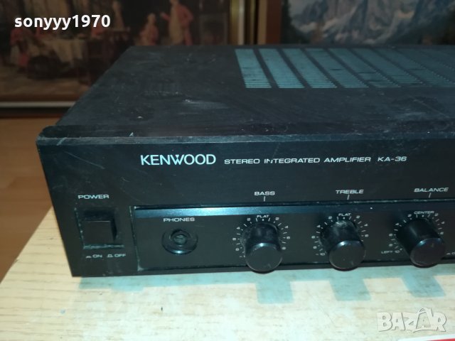 KENWOOD KA-36 AMPLIFIER MADE IN JAPAN-SWEDEN 3001221755, снимка 3 - Ресийвъри, усилватели, смесителни пултове - 35612081