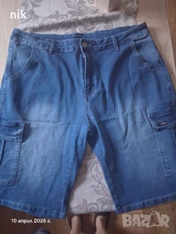 Нови дънкови бермуди 38 номер, снимка 6 - Къси панталони - 54157677