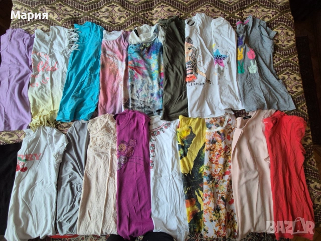 Блузи с къс ръкав размер 158-164, снимка 3 - Детски тениски и потници - 53915888