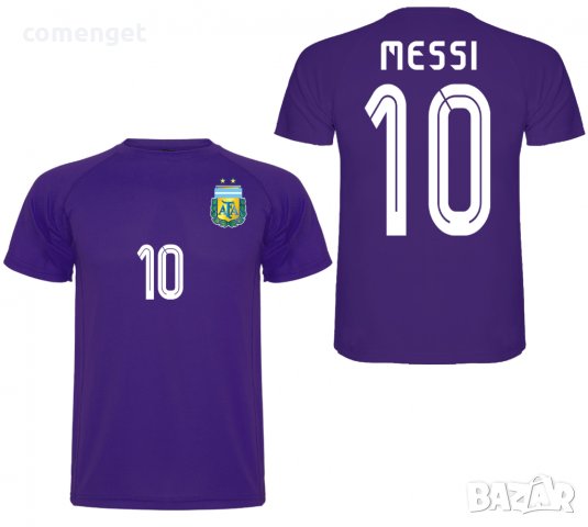 DRI-FIT! Детски и Мъжки тениски АРЖЕНТИНА МЕСИ / ARGENTINA MESSI с ИМЕ И НОМЕР по избор!, снимка 3 - Тениски - 36958295