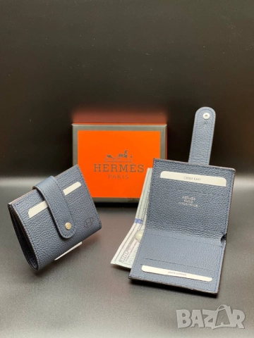 Визитници от естетствена кожа hermes, снимка 8 - Портфейли, портмонета - 51445023