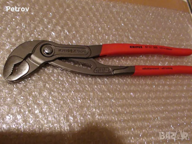 KNIPEX 87 01 300 Cobra - Made in Germany - ЧИСТО НОВИ Клещи Гарги / Директно от Германия / ORIGINAL , снимка 7 - Клещи - 44687567