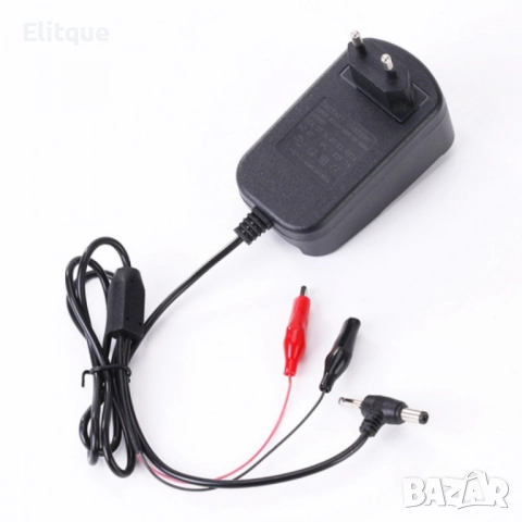 Автоматично зарядно за акумулатор 6/9/12V 1,5A, снимка 6 - Друга електроника - 52714222