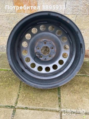 Оригинална стоманена джанта за Mercedes-Benz Vito Viano, снимка 4 - Гуми и джанти - 52580316