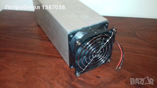 Радиатор тунел за усилватели алуминий-сребро, снимка 2 - Друга електроника - 42899149