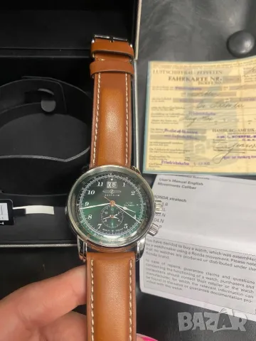 Нов мъжки часовник Zeppelin с гаранция, снимка 2 - Мъжки - 49425329