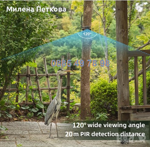 Ново поколение 4G LTE камера за Лов. LIVE Видео и APP приложение Ловна, снимка 5 - IP камери - 42501435