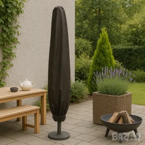 Защитно покривало за градински чадър - против дъжд и UV, снимка 5 - Градински мебели, декорация  - 50211135