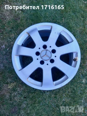 MERCEDES-BENZ ОРИГИНАЛНИ АЛУМИНИЕВИ ДЖАНТИ 16, снимка 2 - Гуми и джанти - 49427337