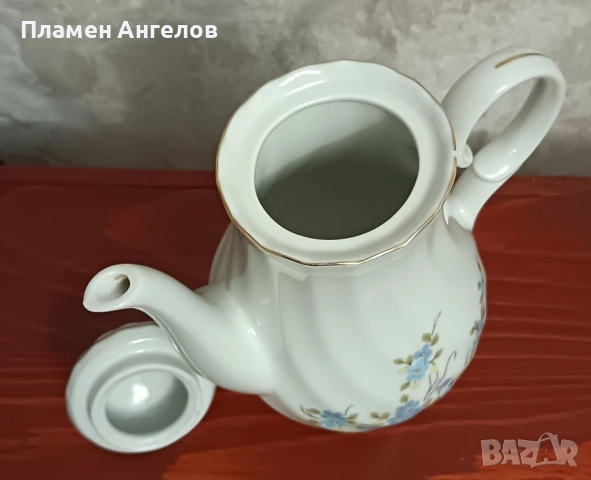 Стар Български порцелан-Чайник, Кана, снимка 3 - Антикварни и старинни предмети - 52059020