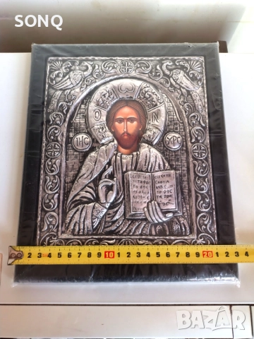 Прекрасна Икона- "Христос Пантократор", снимка 9 - Икони - 52121539