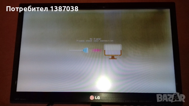 Повреден LG 19EN33S монитор, снимка 5 - Монитори - 52663154