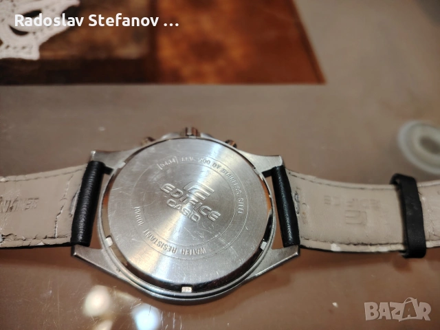 Casio edifice  efv-500l-1a chronograph , снимка 2 - Мъжки - 53040581