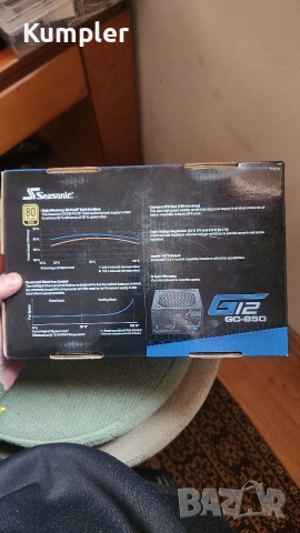 Кутия от Seasonic GC-850W + кабел, снимка 2 - Други - 53336082