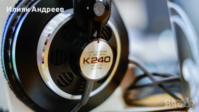 Винтидж стерео слушалки AKG k240 Studio 600ohm, снимка 9 - Слушалки и портативни колонки - 55707443