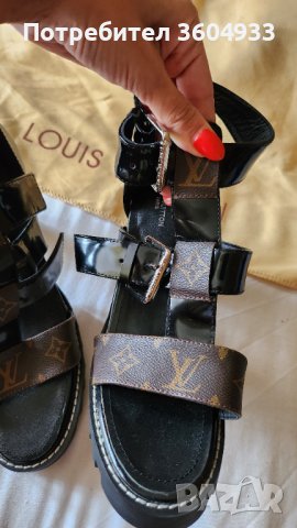 Чисто нови сандали Louis Vuitton , снимка 8 - Сандали - 42133025