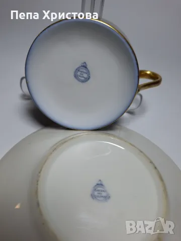 Чаша за чай от френски фин порцелан , снимка 4 - Чаши - 49694621