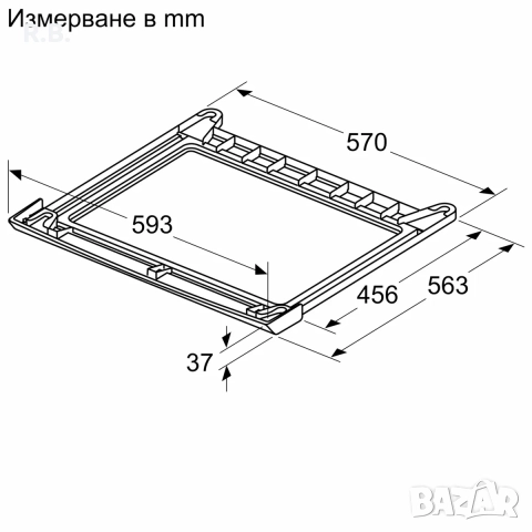 Свързващ кит BOSCH WTZ27510 (за пералня и сушилня-вертикално), снимка 2 - Перални - 52855597