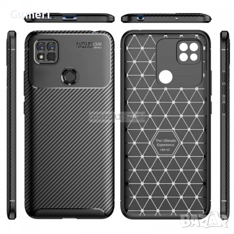 Xiaomi Redmi 10A Противпударен Гръб Със Защита За Камерата - Карбон, снимка 11 - Калъфи, кейсове - 38422173