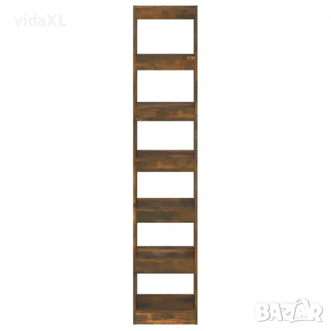 vidaXL Библиотека/разделител за стая, опушен дъб, 40x30x198 см, снимка 5 - Шкафове - 56147977