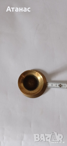 Бронзов свещник , снимка 5 - Декорация за дома - 44584312