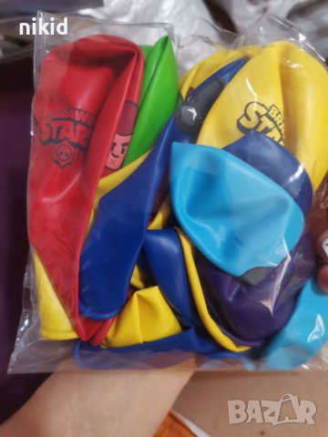 Брау Броу Старс Brawl Stars Бролстарс Обикновен надуваем латекс латексов балон парти, снимка 7 - Други - 37968794